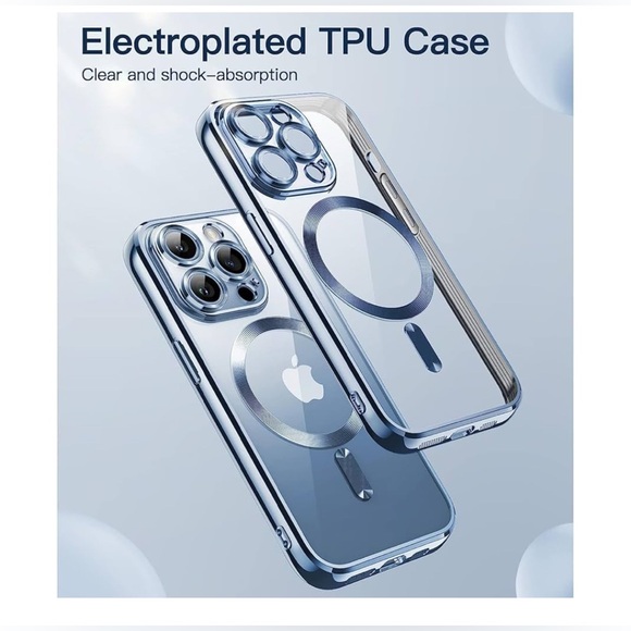 🧨NWT - Magnetic Case for iPhone 15 Pro Max - Sierra Blue - Picture 5 of 6